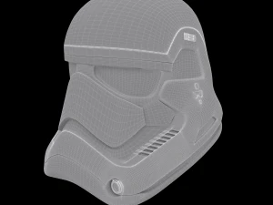 stormtrooper helmet star wars first order 3D Model