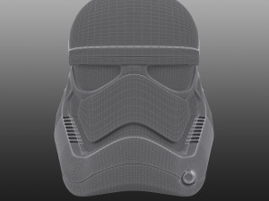 stormtrooper helmet star wars first order 3D 模型