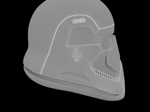 stormtrooper helmet star wars first order 3D Model