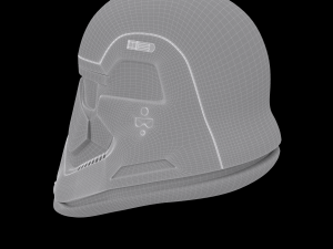 stormtrooper helmet star wars first order 3D 模型