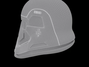stormtrooper helmet star wars first order 3D Model