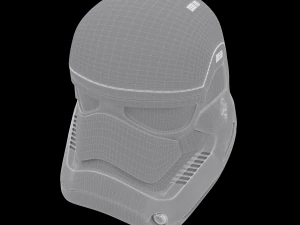 stormtrooper helmet star wars first order 3D Model