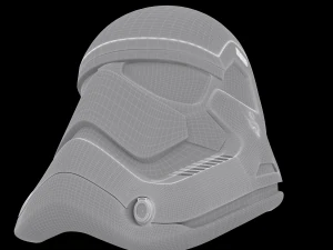 stormtrooper helmet star wars first order 3D Model