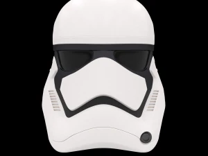 stormtrooper helmet star wars first order 3D Model