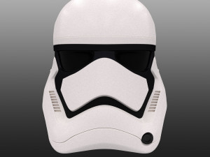 stormtrooper helmet star wars first order 3D 模型