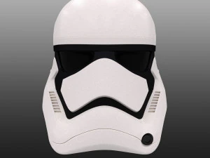 stormtrooper helmet star wars first order 3D Model