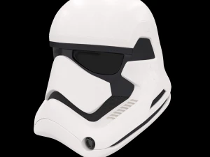 stormtrooper helmet star wars first order 3D Model