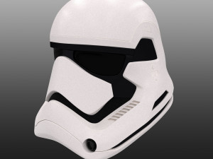 stormtrooper helmet star wars first order 3D 模型