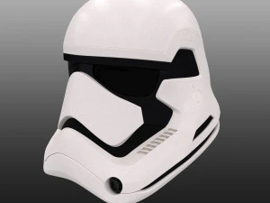 stormtrooper helmet star wars first order 3D Model