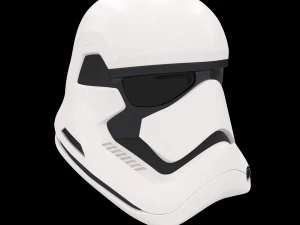 stormtrooper helmet star wars first order 3D Model