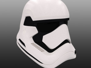 stormtrooper helmet star wars first order 3D 模型