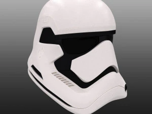 stormtrooper helmet star wars first order 3D Model
