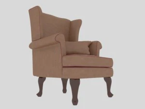 leather armchair 3D Model