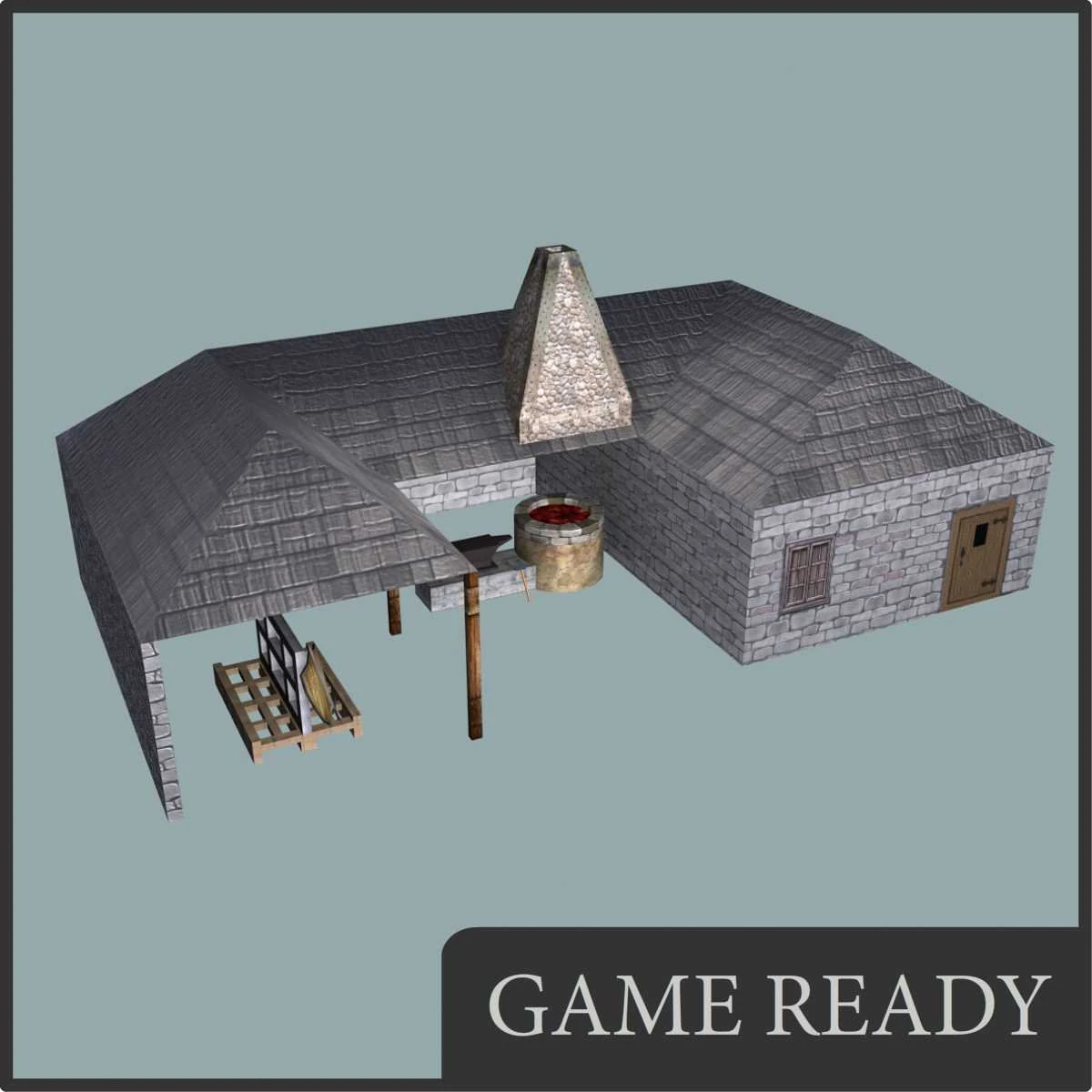 ferreiro Modelo 3D .c4d .max .obj .3ds .fbx .stl .blend 