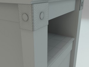 end table Model 3D