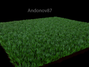 草块5200个多边形 3D 模型