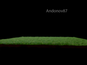 grass block 5200 polygons 3D Model