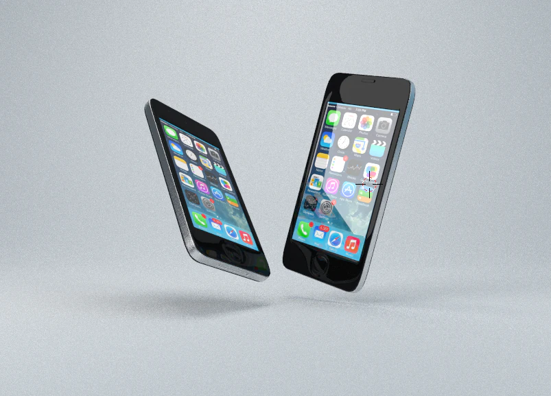 iphone black 3D Model .c4d .max .obj .3ds .fbx .stl .blend 