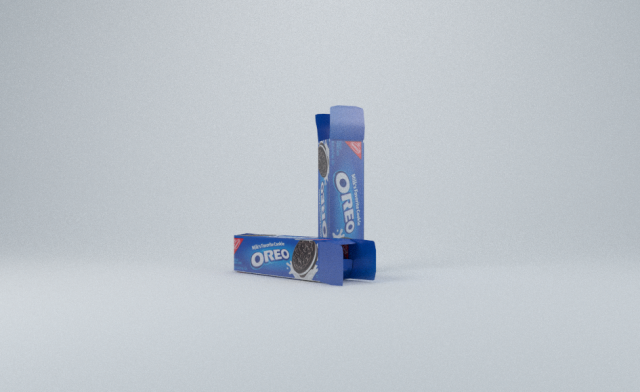 opened oreo box Modèle 3D .c4d .max .obj .3ds .fbx .stl .blend 