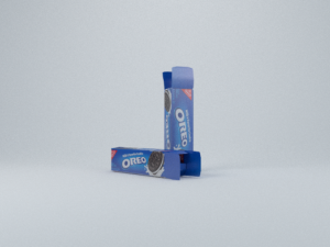 opened oreo box Model 3D