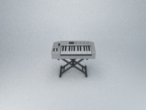 umk25 keyboard  stand 3D मॉडल