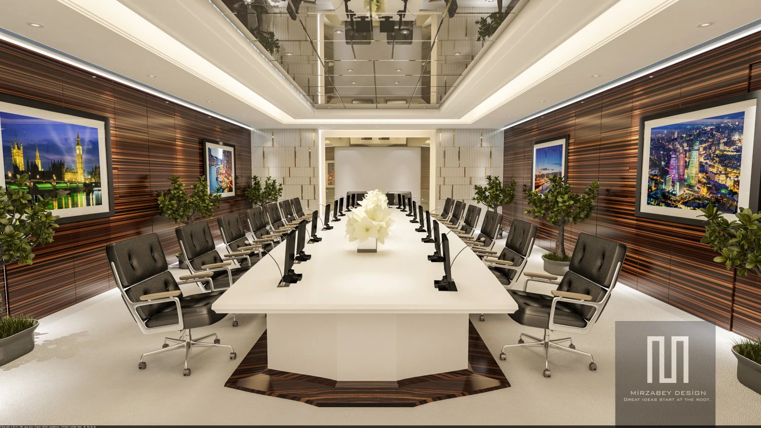 conference room 3D Model .c4d .max .obj .3ds .fbx .stl .blend 