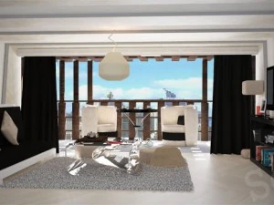 salon Model 3D