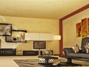 living room Modelo 3D