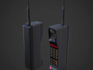 jeu r&eacute;tro sur t&eacute;l&eacute;phone portable pr&ecirc;t Modèle 3D