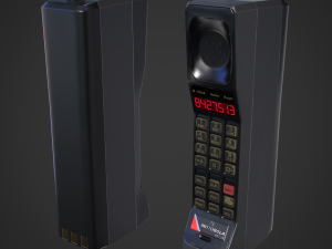 cellphone retro game ready 3D मॉडल