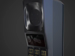 सेलफोन रेट्रो गेम तैयार 3D मॉडल