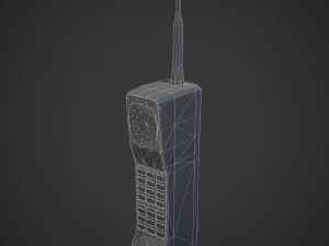 सेलफोन रेट्रो गेम तैयार 3D मॉडल