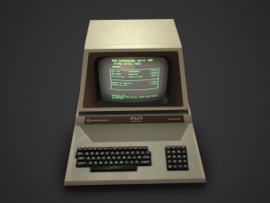 retro computer game ready 3D मॉडल