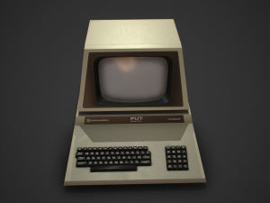 retro computer game ready 3D मॉडल