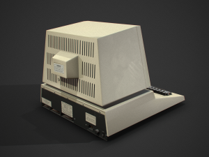 retro computer game ready 3D मॉडल