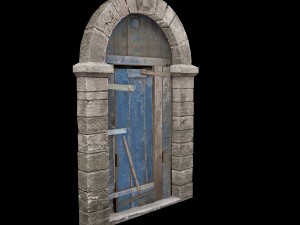 old door 3D Модель