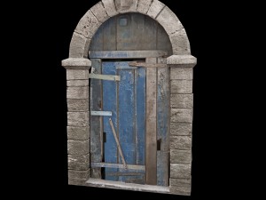 old door Modelo 3D