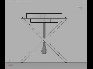 sink on metal frame keramag era Modelo 3D