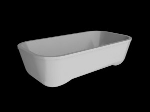 bathtub hoesch andree putman Modello 3D