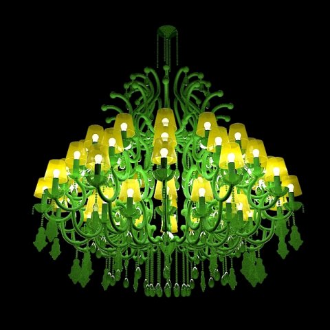 ceiling lamp masiero ottocento 3D-Modell .c4d .max .obj .3ds .fbx .stl .blend 