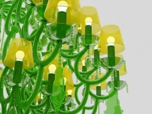 ceiling lamp masiero ottocento 3D Model