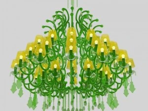ceiling lamp masiero ottocento 3D Model