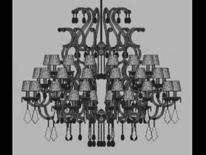 ceiling lamp masiero ottocento 3D Model