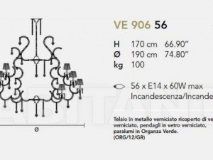 ceiling lamp masiero ottocento 3D-Modell