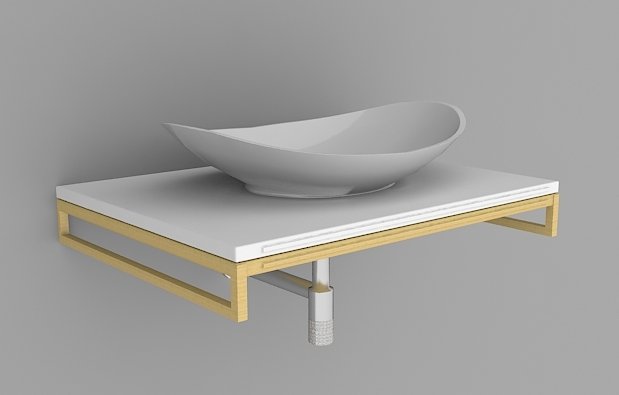 sink villeroybosh nature 3Dモデル .c4d .max .obj .3ds .fbx .stl .blend 