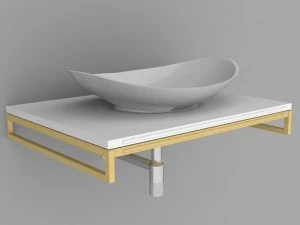 sink villeroybosh nature 3D Model