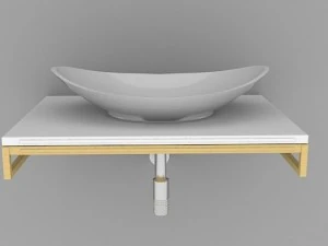 sink villeroybosh nature 3D Model