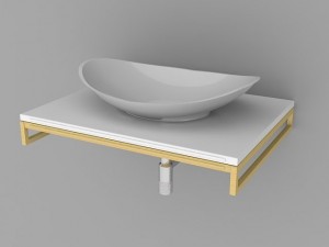 sink villeroybosh nature 3Dモデル