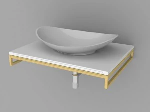 sink villeroybosh nature 3D Model