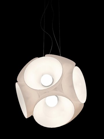 ceiling lamp cryon by mapelli 3D Model .c4d .max .obj .3ds .fbx .stl .blend 